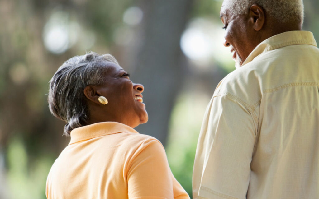 Smiling Senior Couple